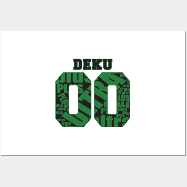 Deku - Plus Ultra Jersey Wall Art by RLan